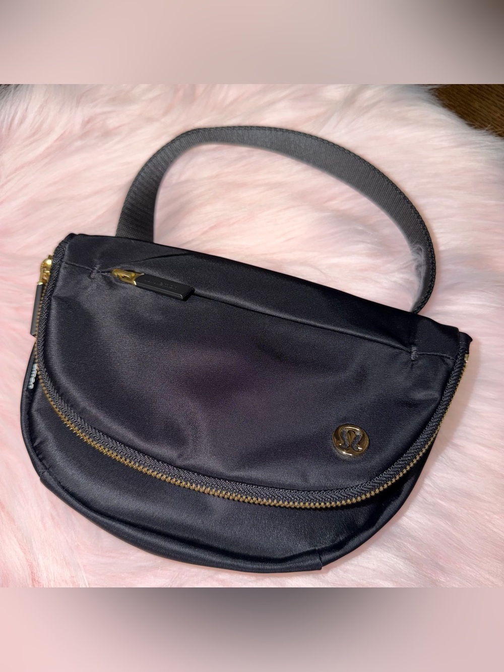 lululemon athletica Black Micro All Night Festival Bag